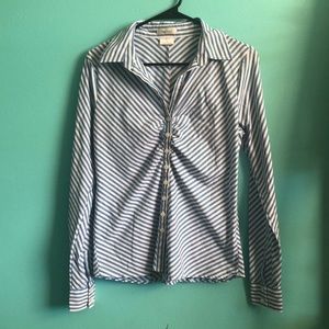 Striped button down!